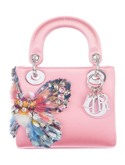 christian dior mini pink bag